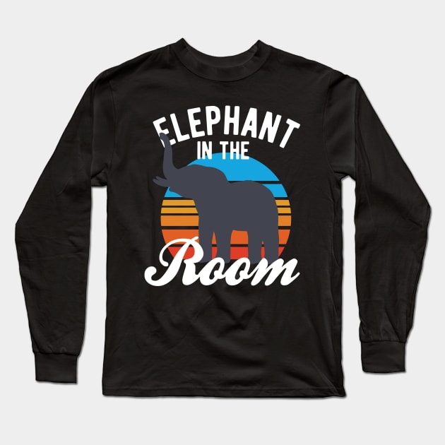 Elephant In The Room Long Sleeve T-Shirt by isstgeschichte